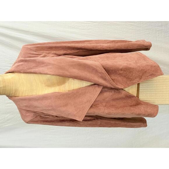 BB Dakota Jackets & Blazers - BB Dakota rose taupe faux suede jacket